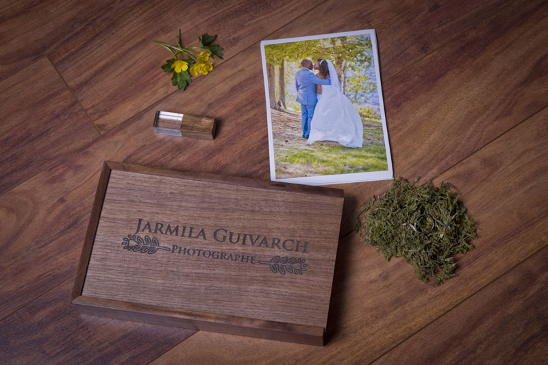 Boite personalisable pour les mariés - Jarmila Guivarch Photographe, Val-d'or